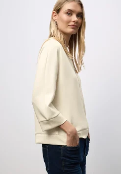 Silk-Look Shirt mit Zipper