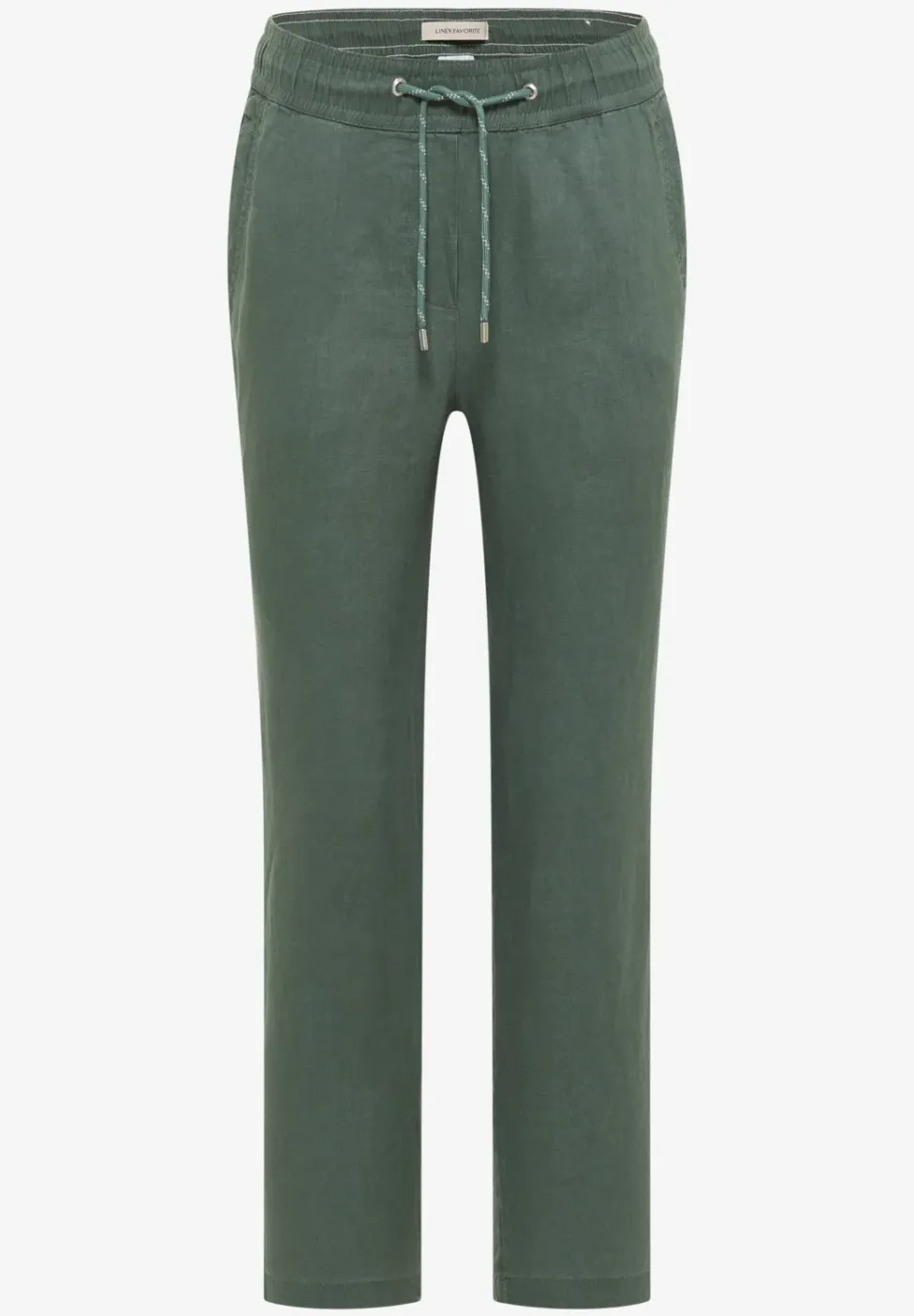 Slim Leg Hose aus Leinen im Casual Fit