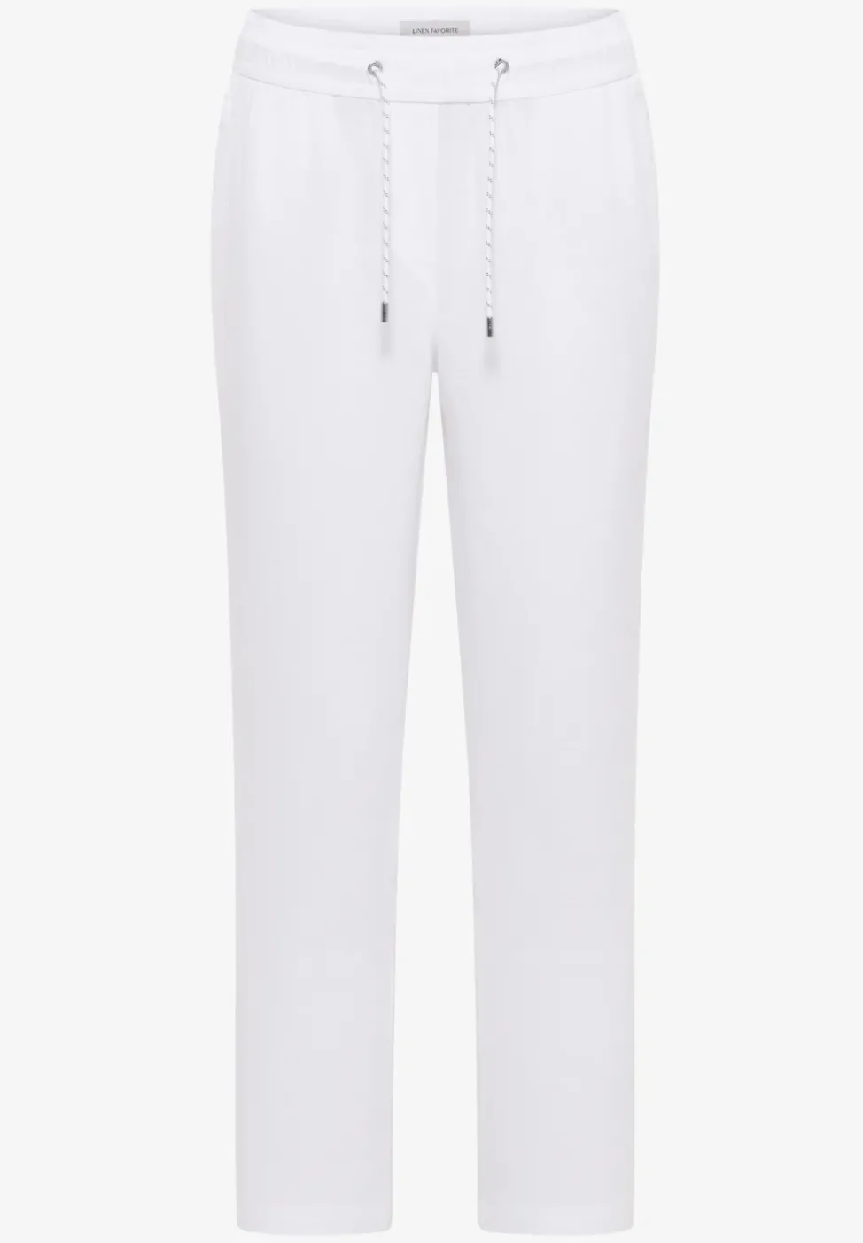 Slim Leg Hose aus Leinen im Casual Fit