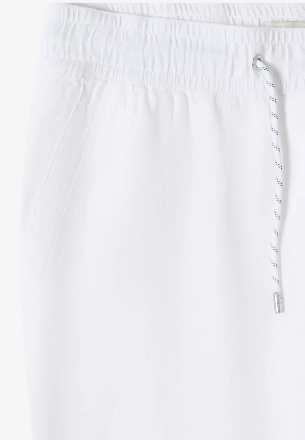Slim Leg Hose aus Leinen im Casual Fit