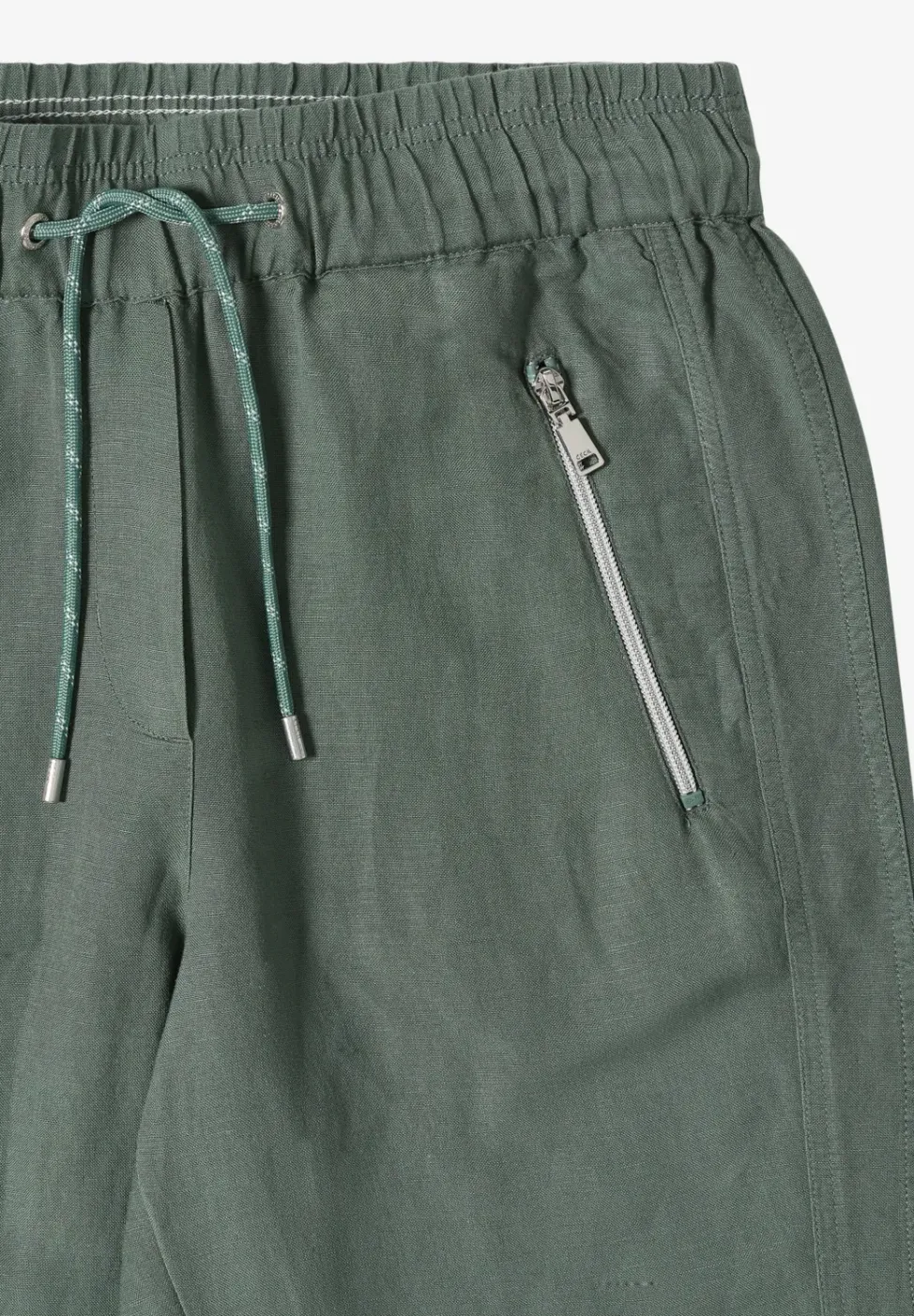 Slim Leg Hose aus Leinenmix im Loose Fit
