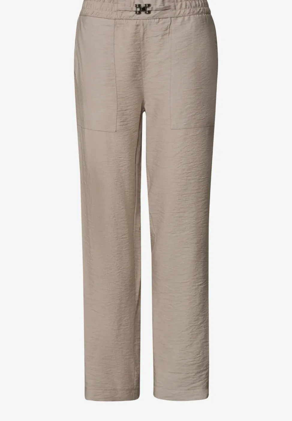 Slim Leg Hose im Loose Fit mit Gürteldetail