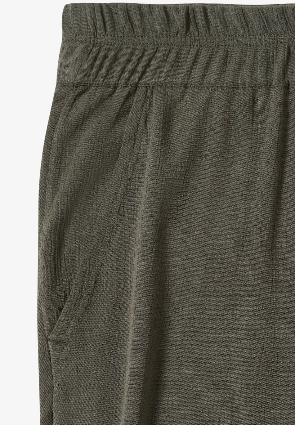 Slim Leg Hose im Loose Fit mit Struktur
