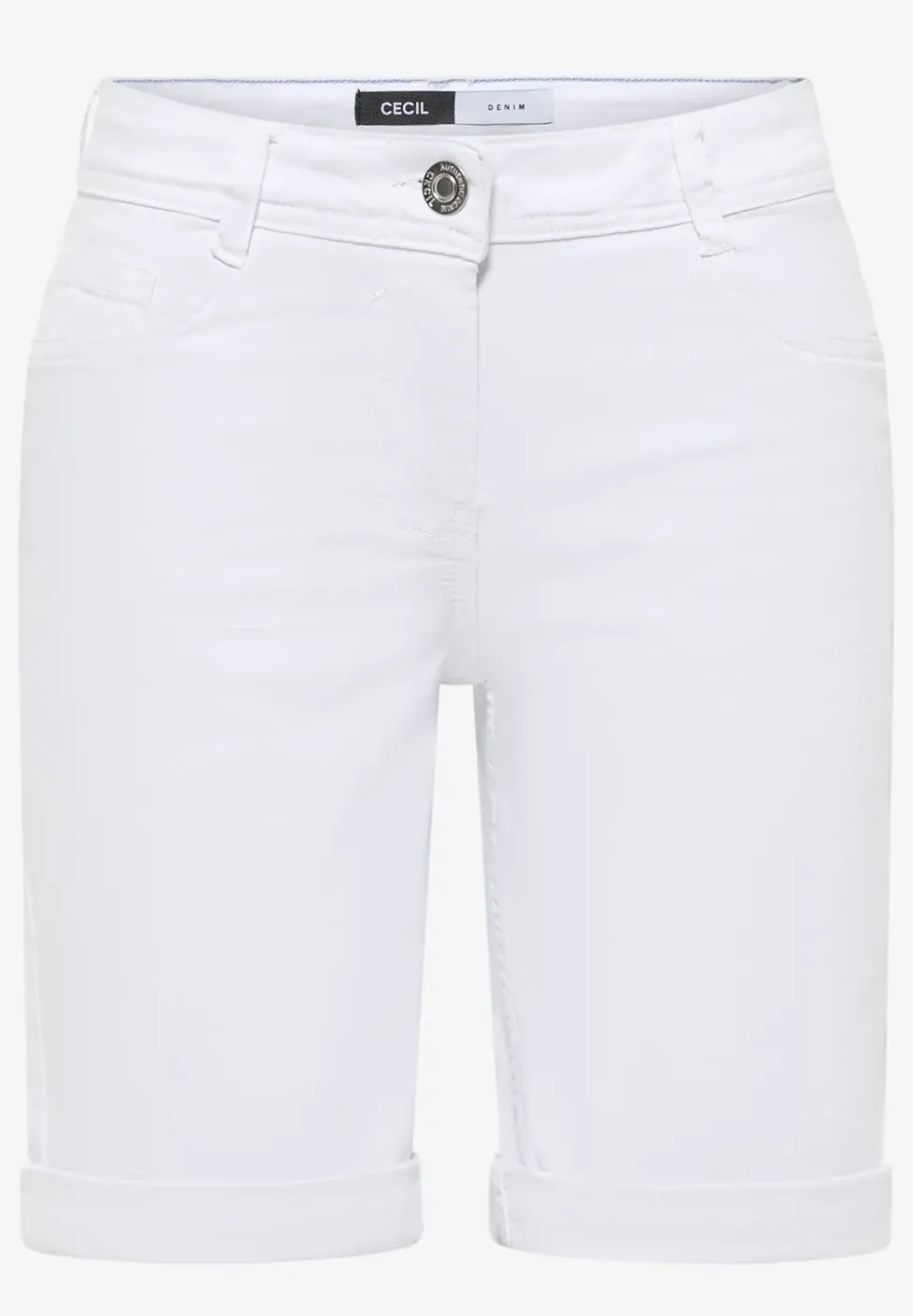 Slim Leg Jeansshorts im Casual Fit