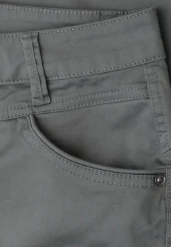 7/8 Slim Leg Hose im Satin-Look
