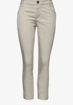 7/8 Slim Leg Hose im Satin-Look