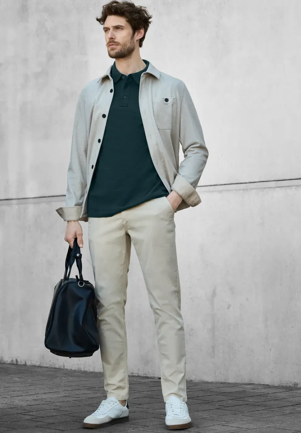 Slub Jersey Poloshirt
