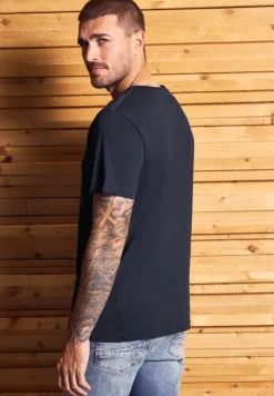 Slub T-Shirt mit Wording