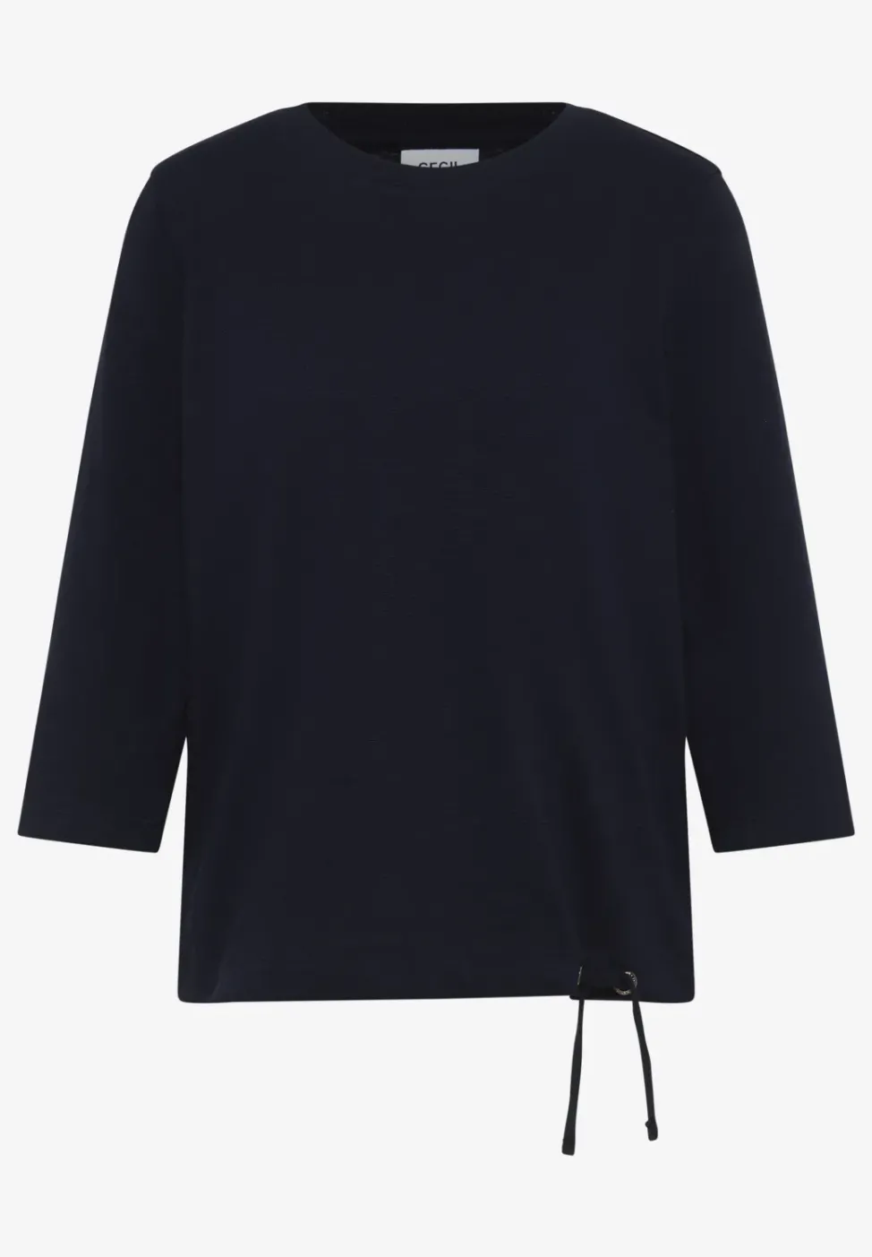 Slub Shirt mit Rundhals
