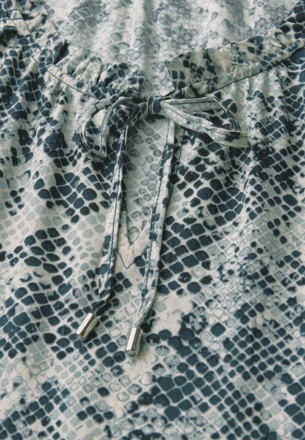 Snake Print Tunika-Kleid