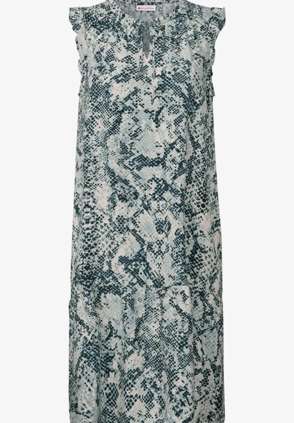 Snake Print Tunika-Kleid