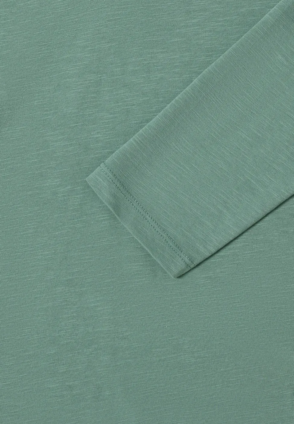 Split Neck Langarmshirt