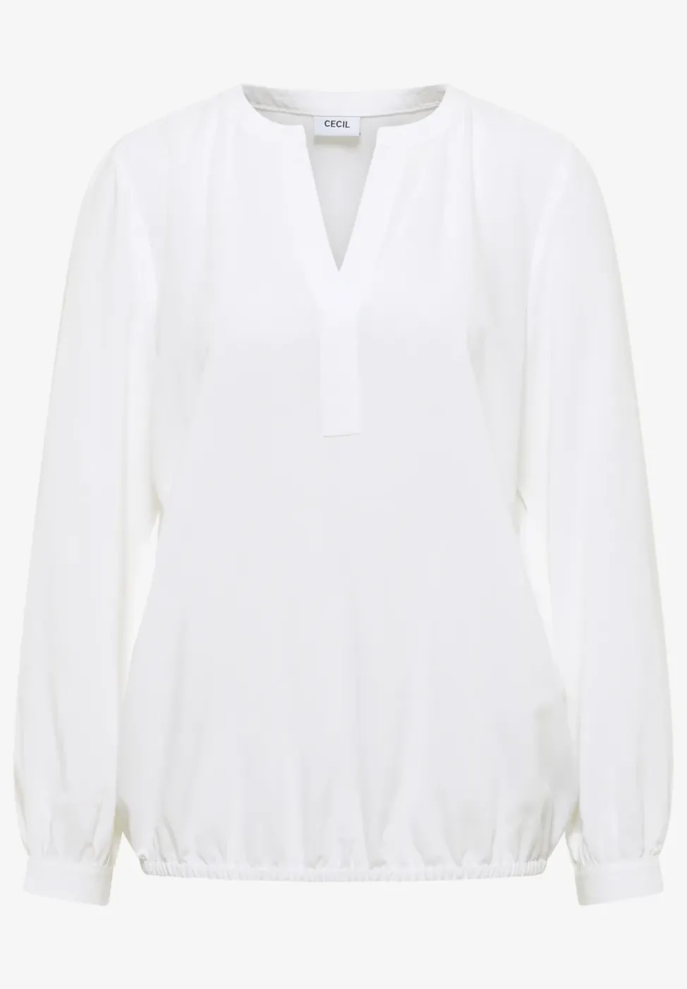 Split Neck Bluse