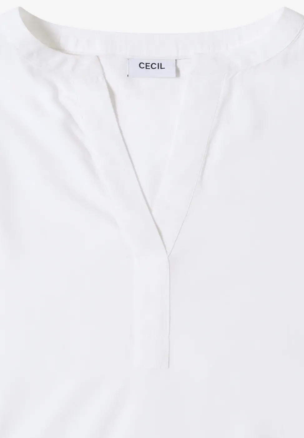 Split Neck Bluse