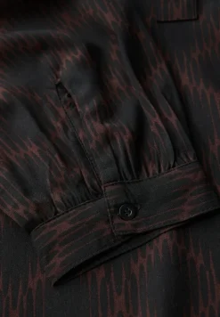 Split Neck Print-Tunika
