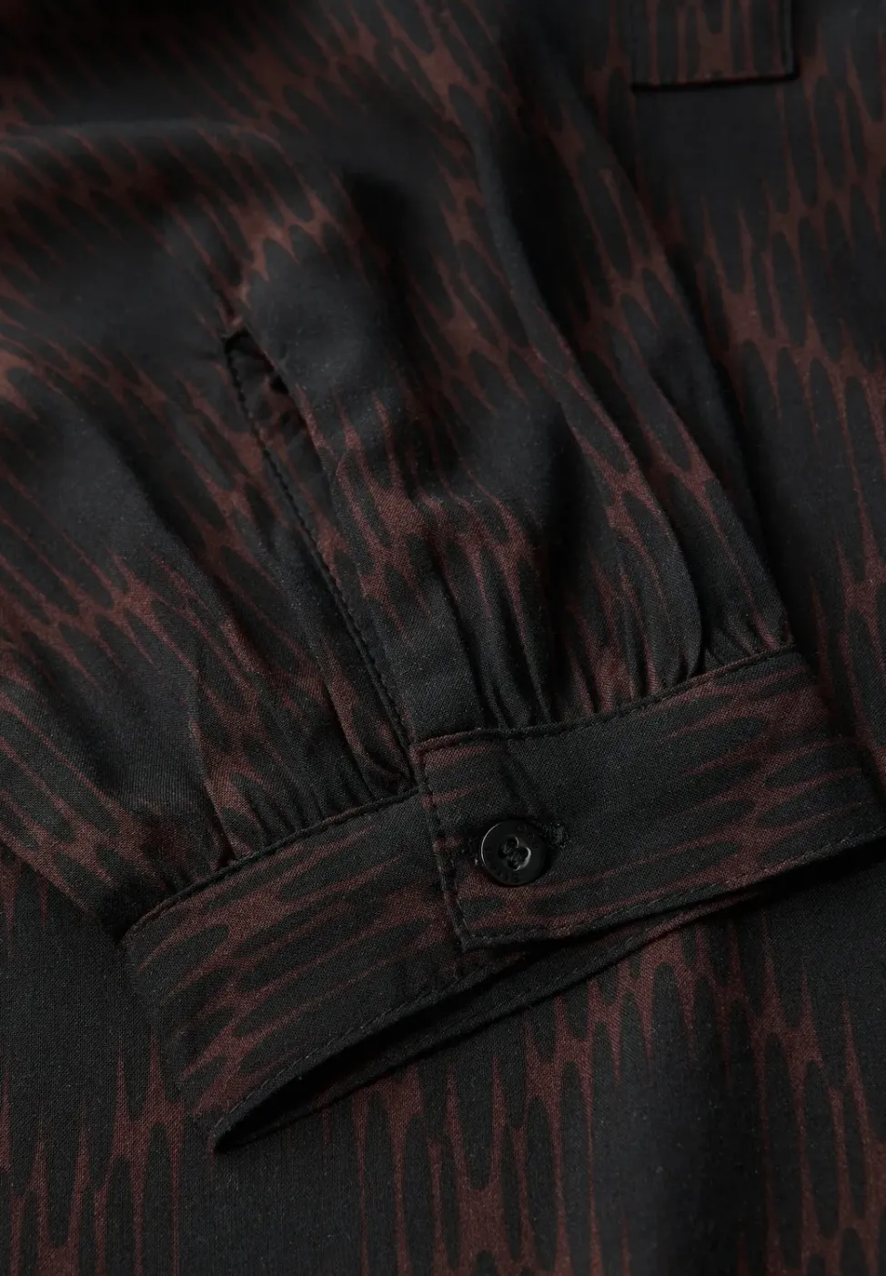 Split Neck Print-Tunika
