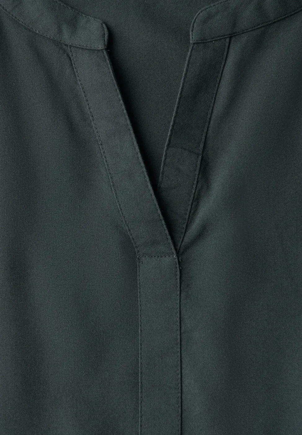 Split Neck Viskose-Bluse