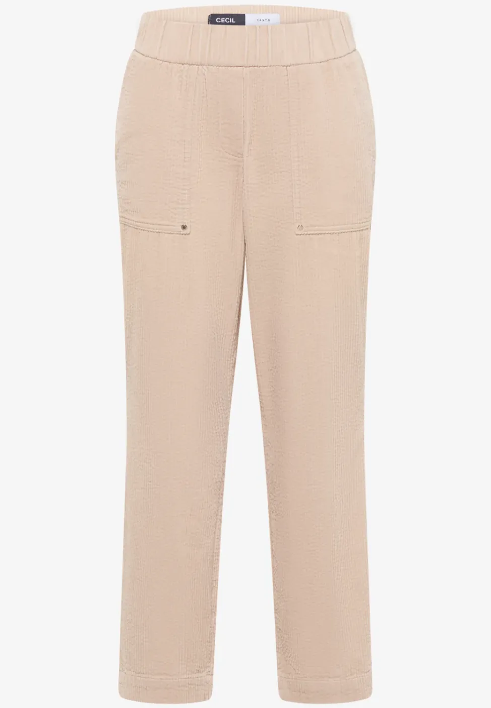 Sportive Loose Fit Cordhose