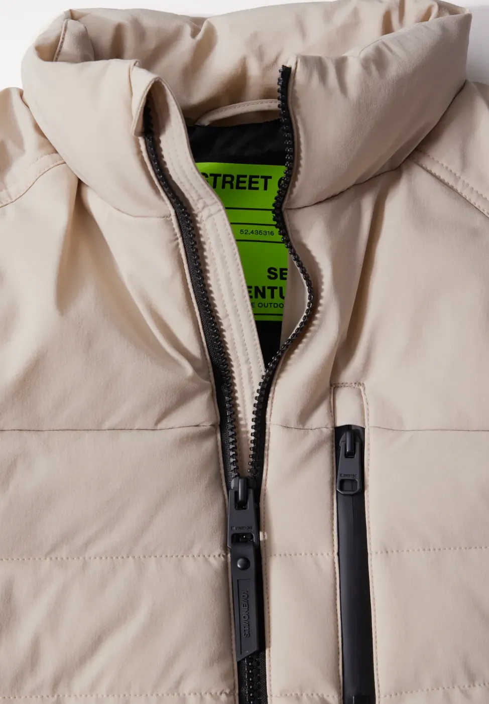 Steppjacke im Biker-Look