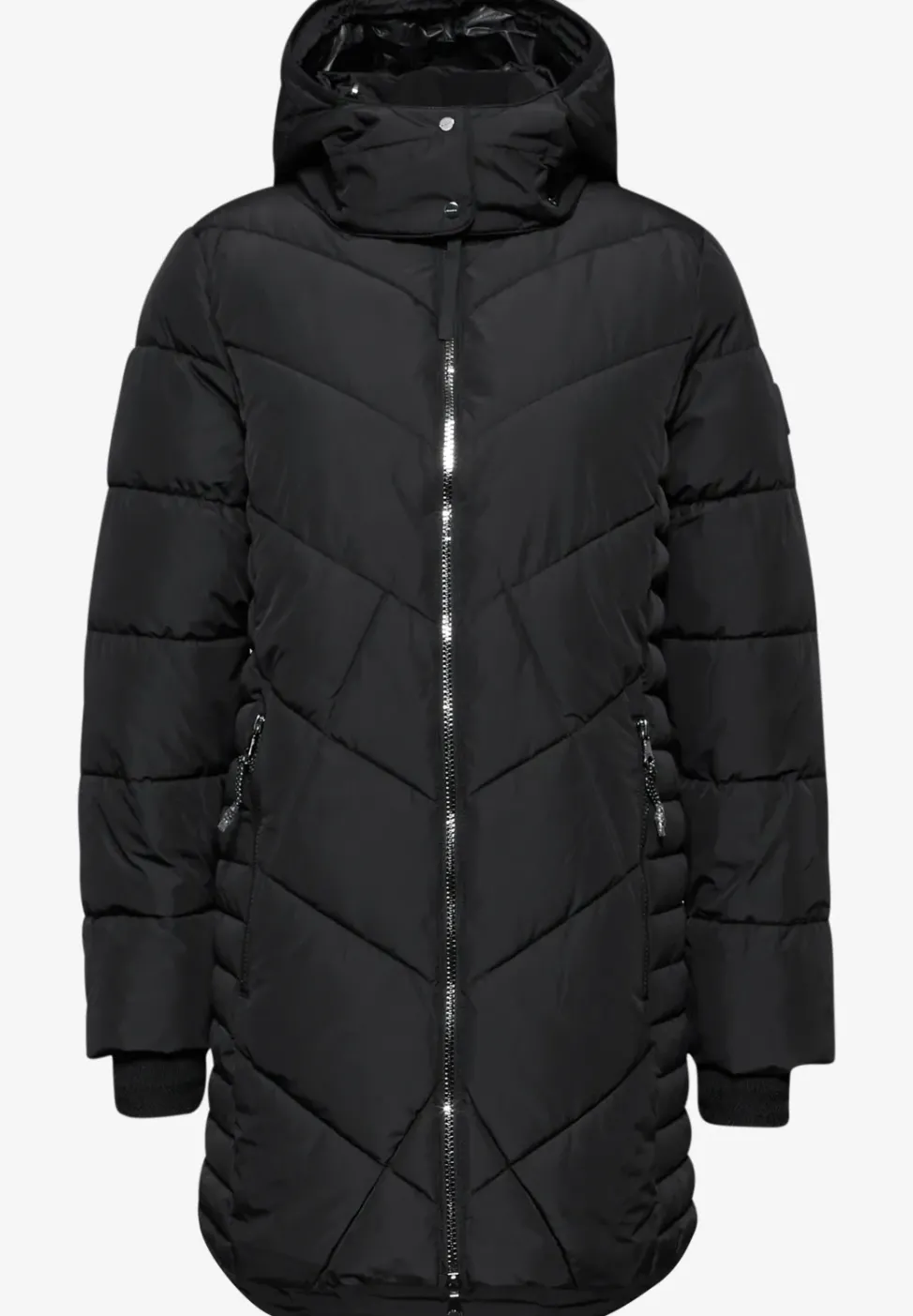 Steppjacke in Midi-Länge