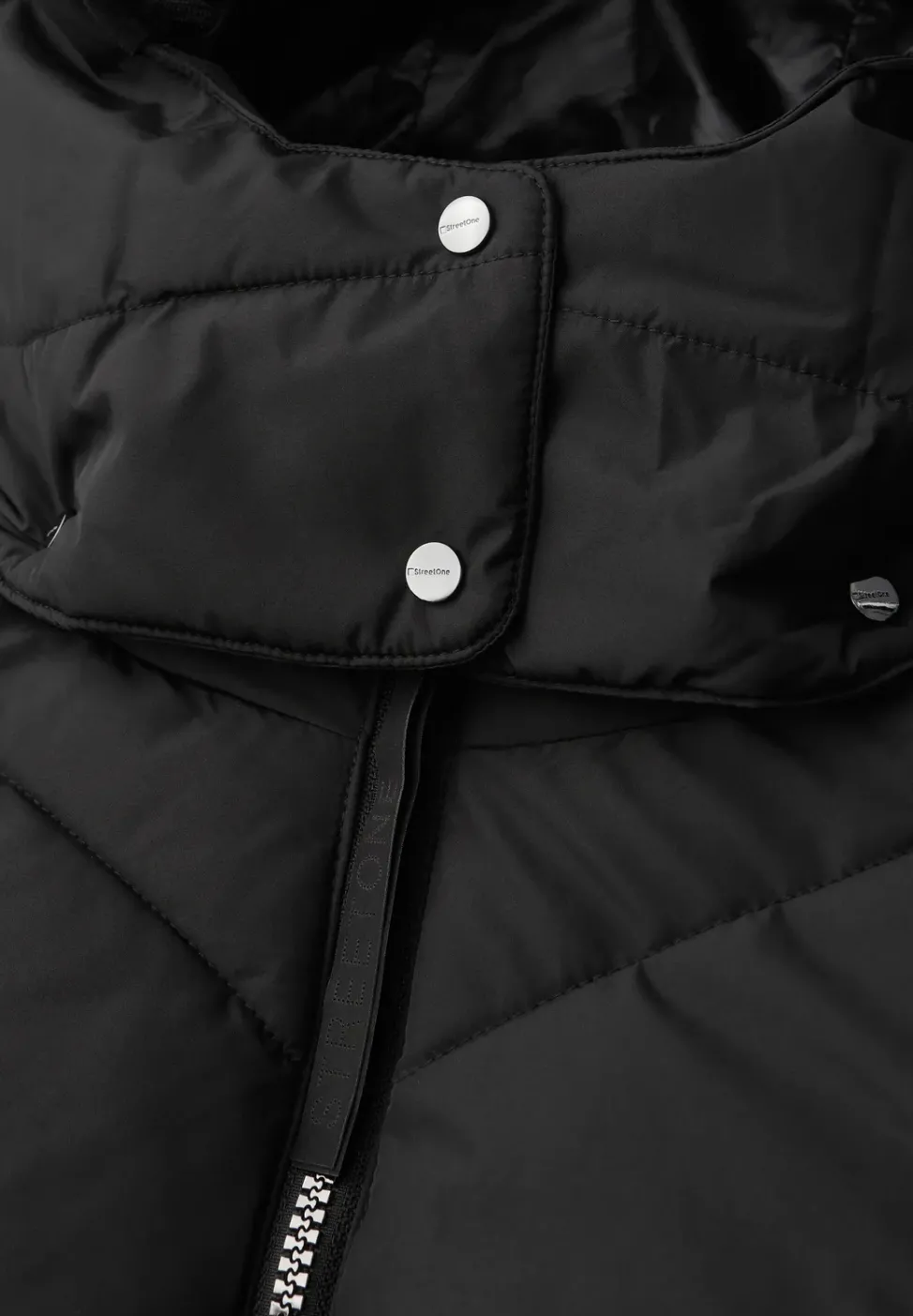 Steppjacke in Midi-Länge