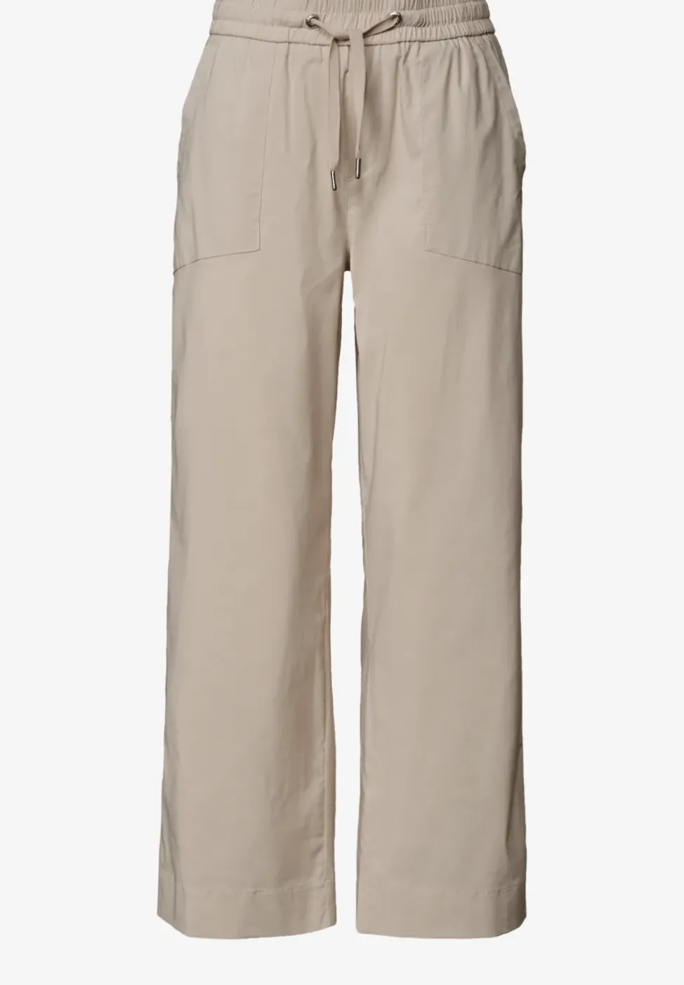 Straight Leg Hose mit Turn-Up-Detail