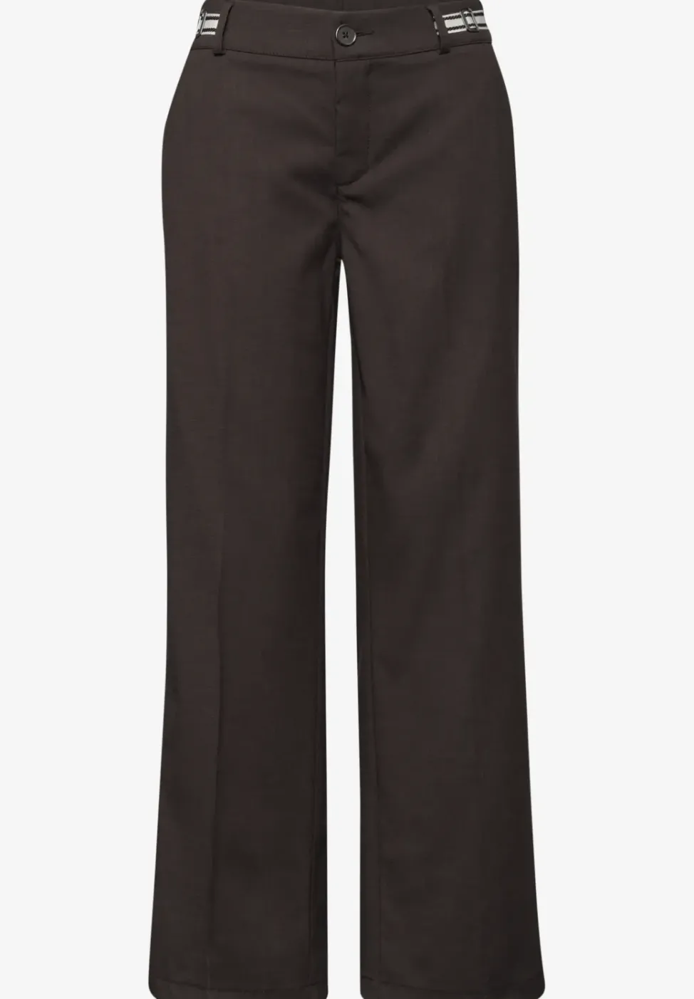 Straight Leg Hose mit Gürteldetails