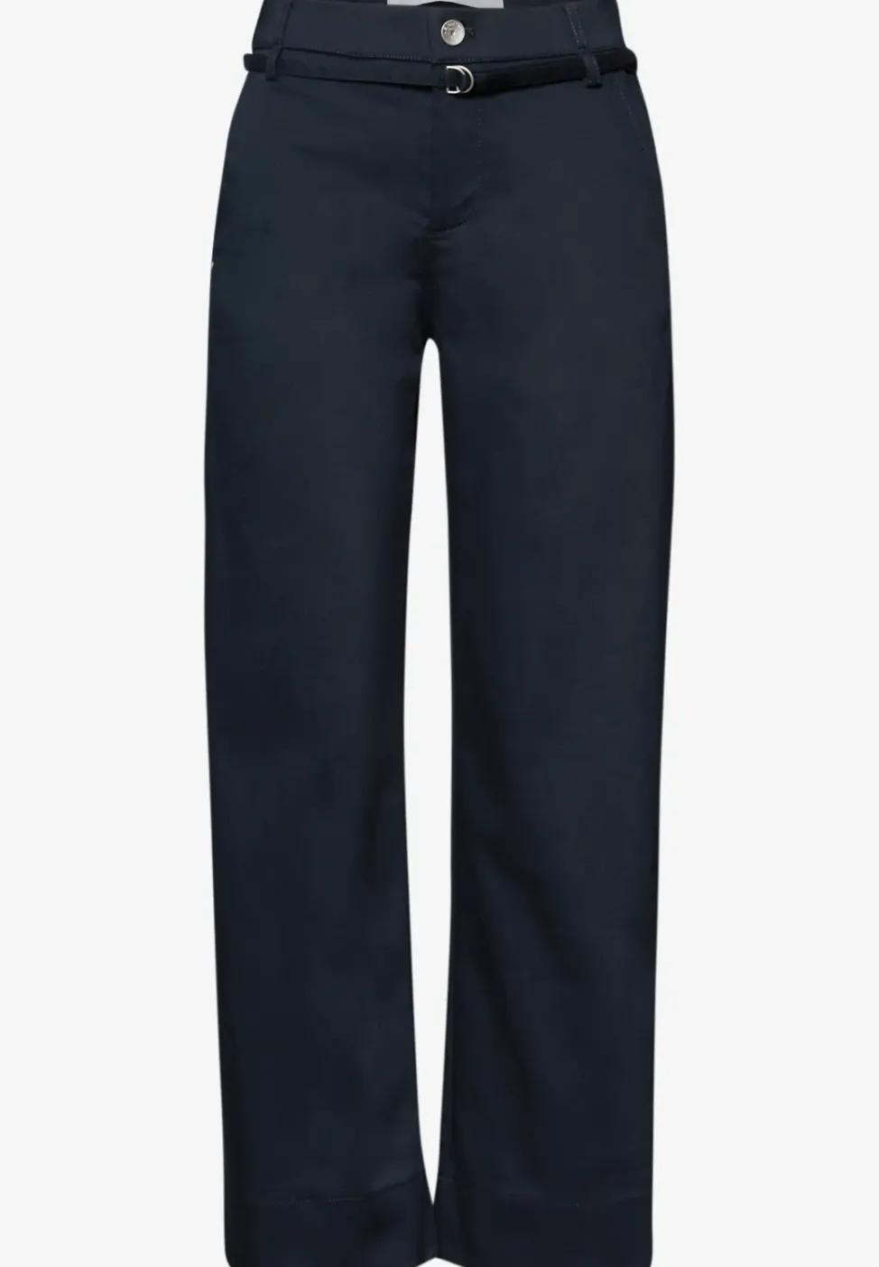 Straight Leg Hose mit Gürteldetail
