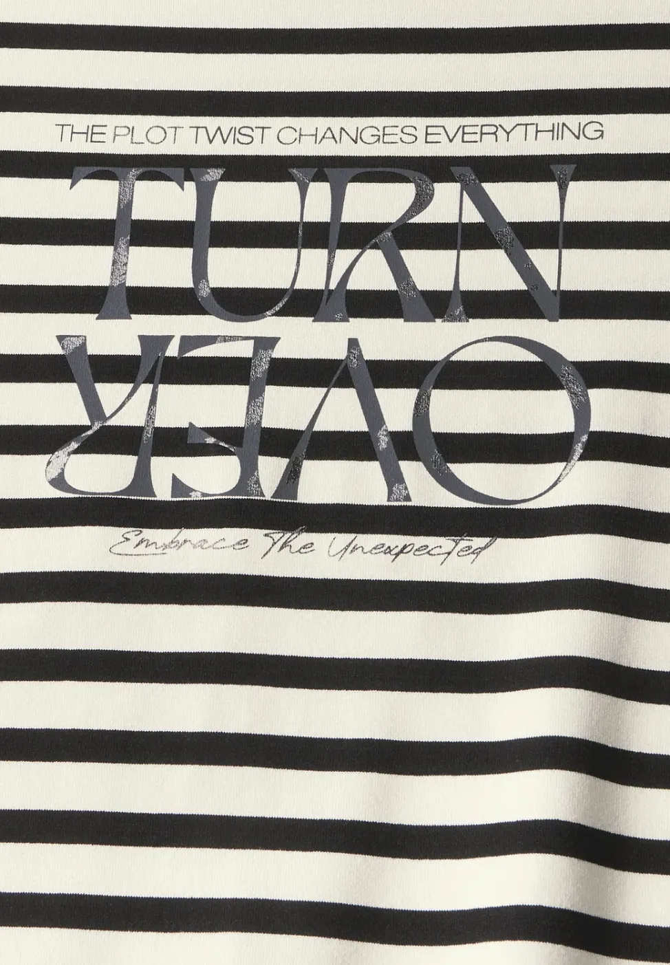 Streifenshirt mit Print