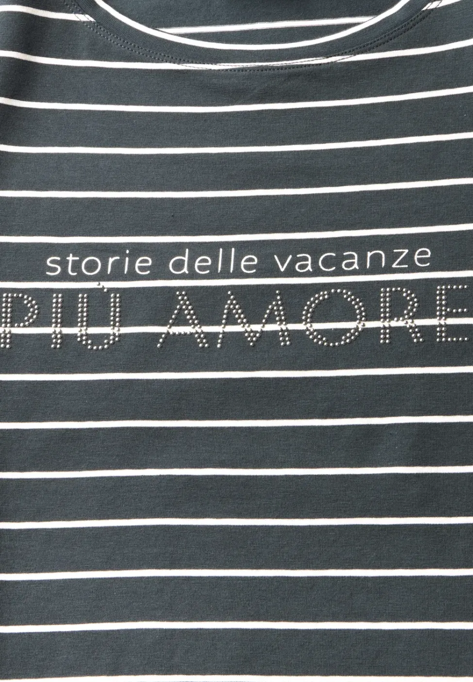 Streifenshirt mit Wording