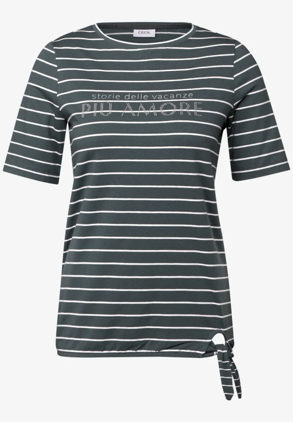 Streifenshirt mit Wording