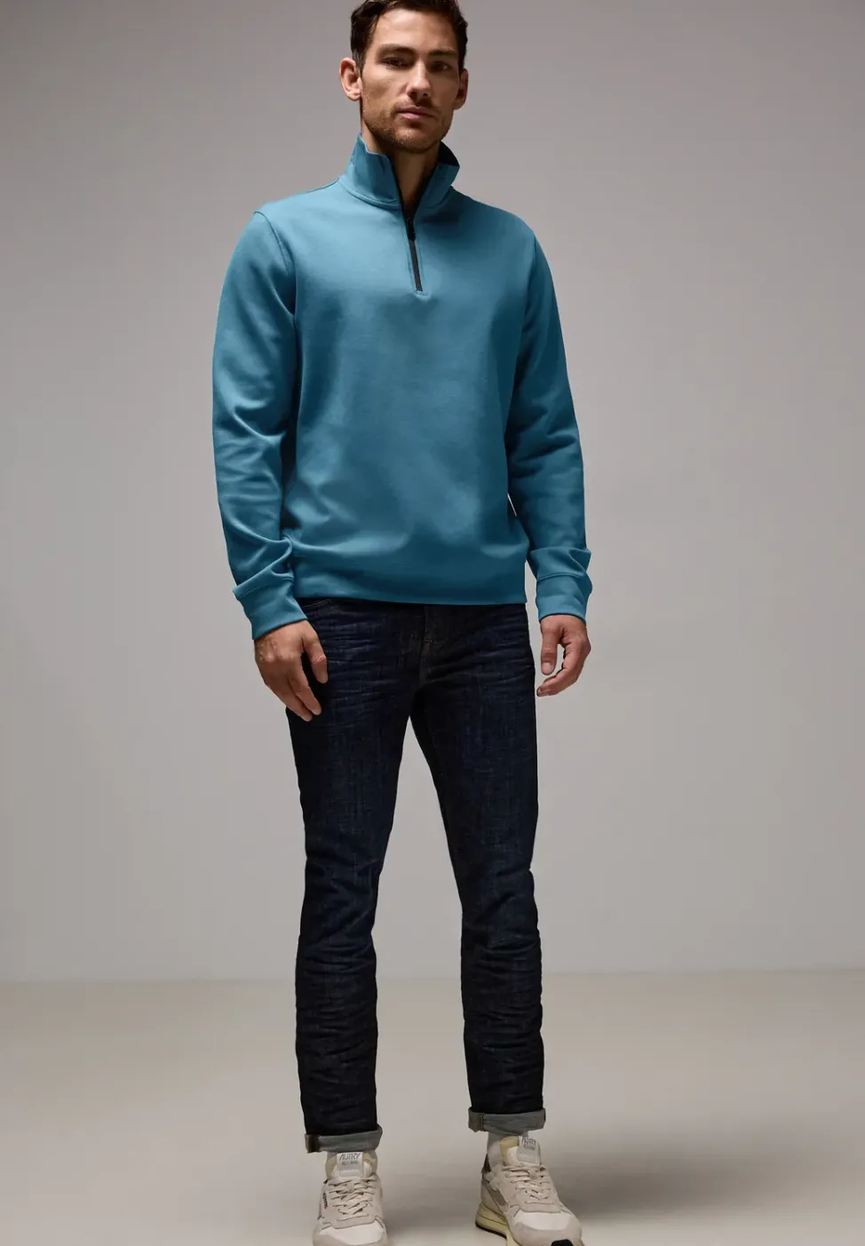 Stretch Halfzip Sweater