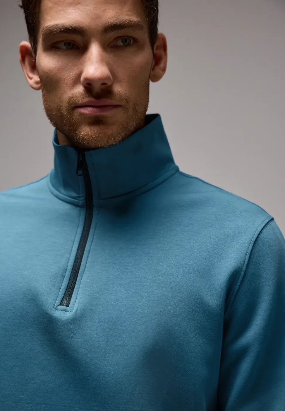 Stretch Halfzip Sweater
