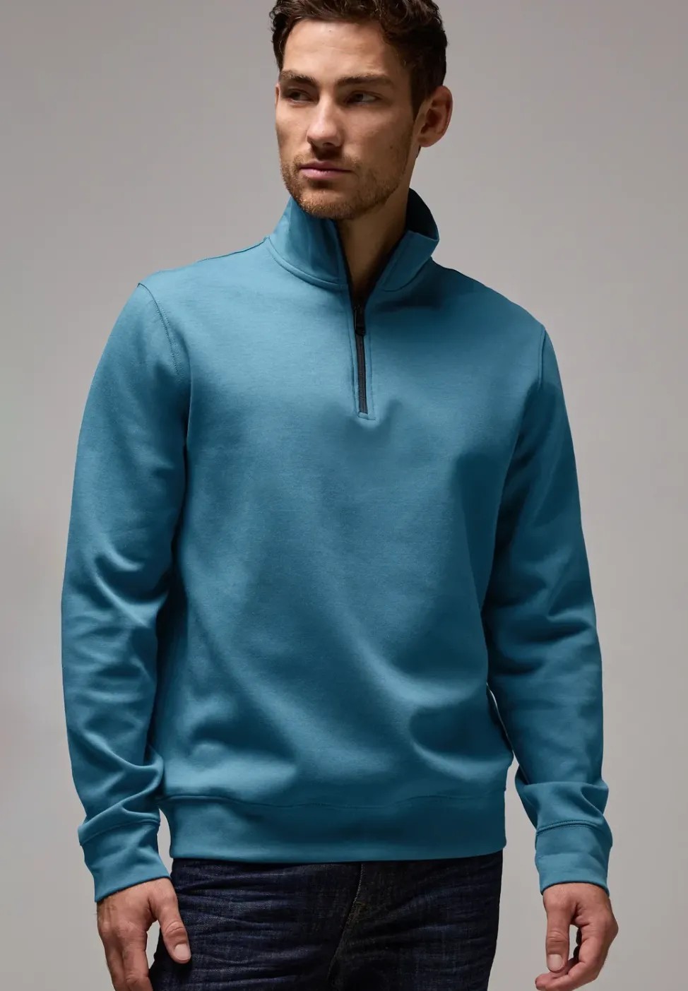 Stretch Halfzip Sweater