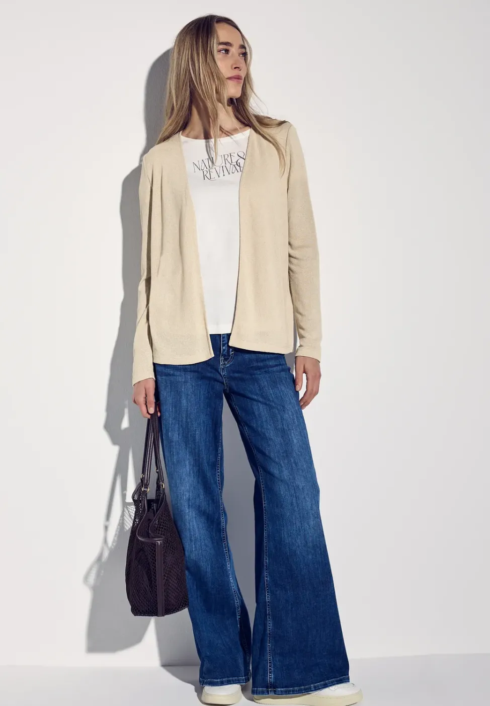 Strick-Look Jacke