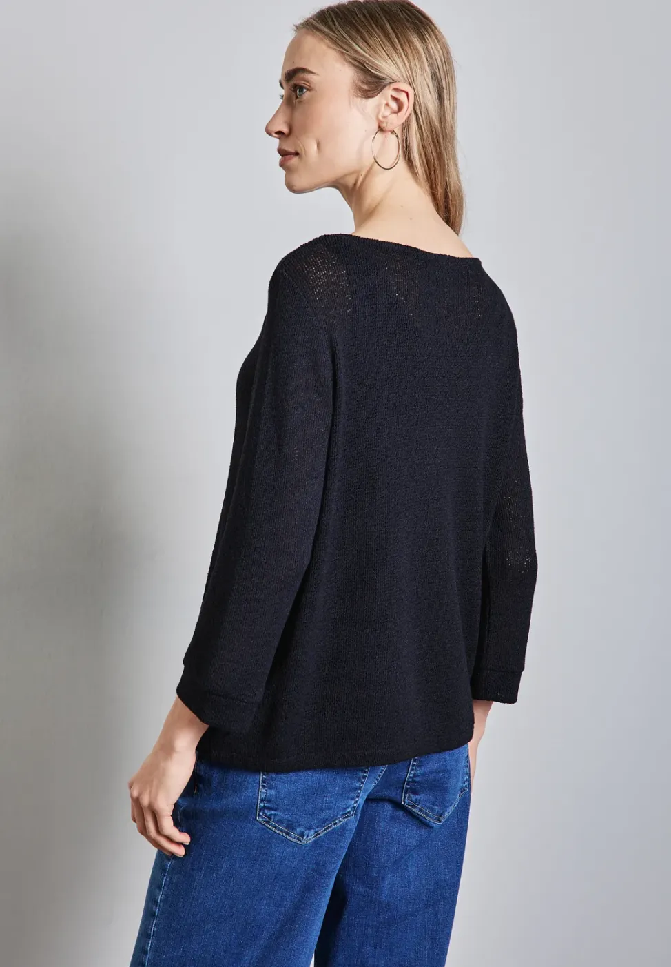 Strick-Look Shirt