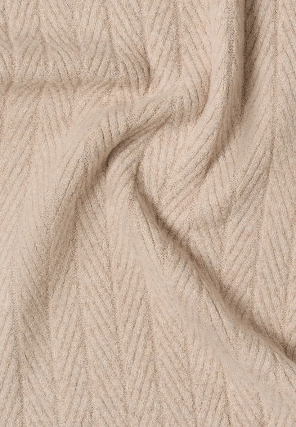 Strickschal mit Struktur