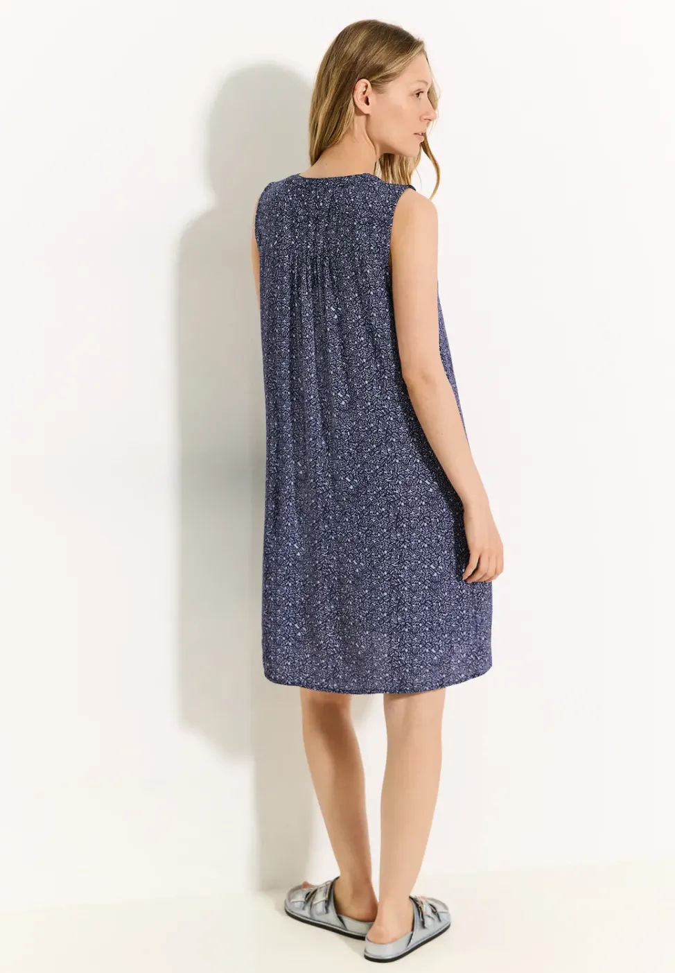 Struktur Print Kleid