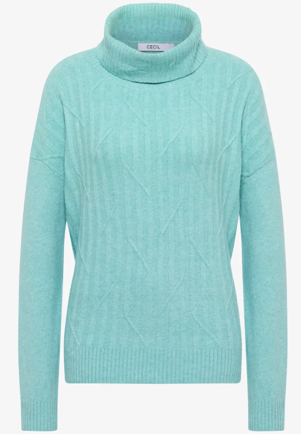 Struktur Rollkragenpullover