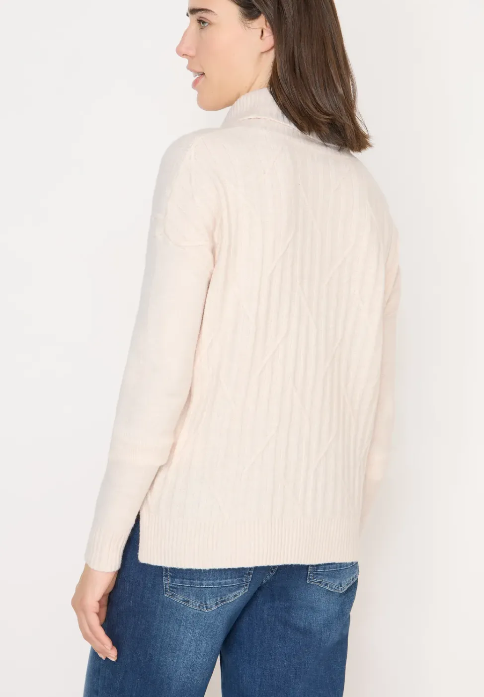 Struktur Rollkragenpullover