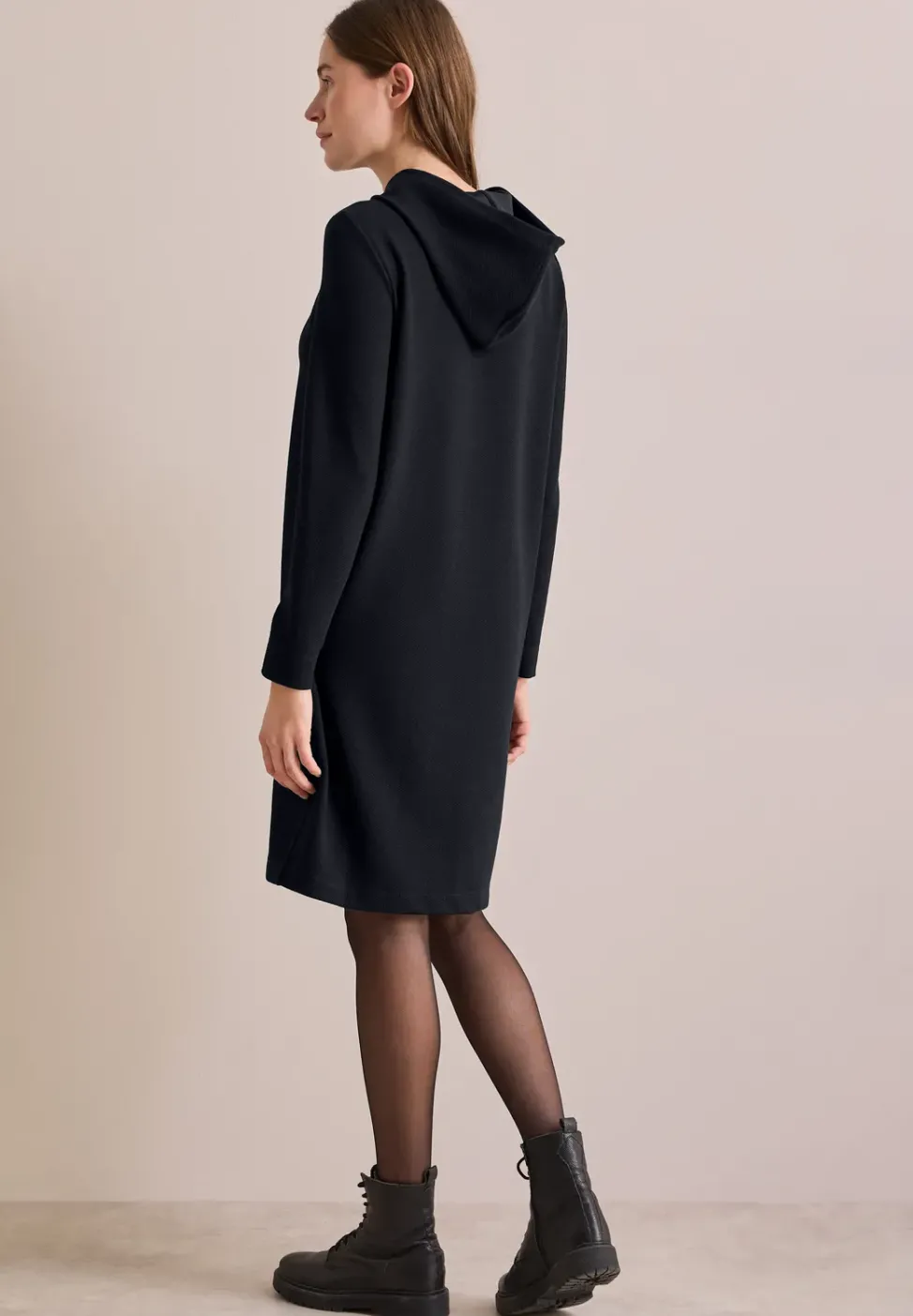 Strukturiertes Sweat Kleid