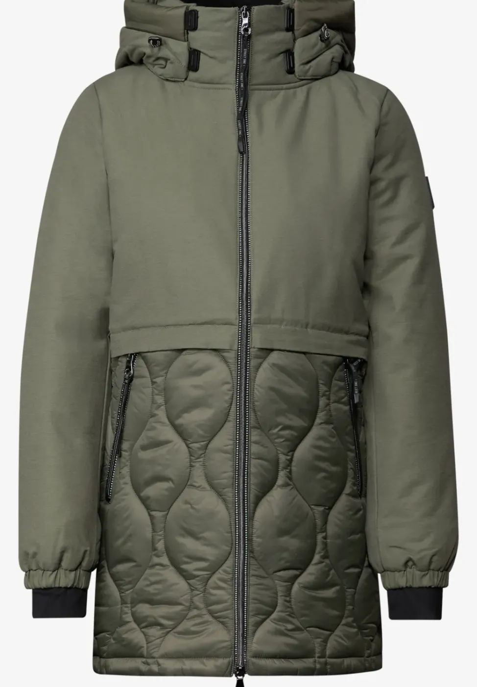 Strukturmix Jacke