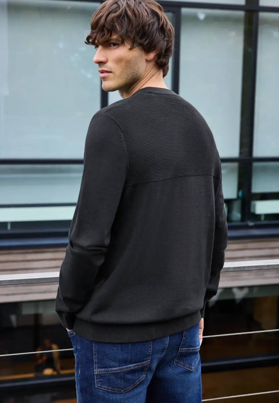 Strukturmix Pullover