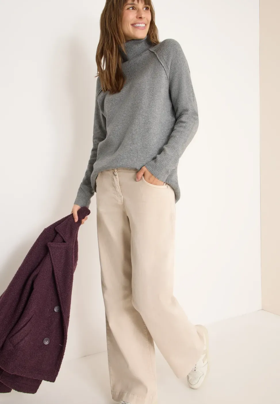 Strukturmix Pullover