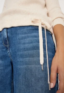 Strukturpullover mit Zipper