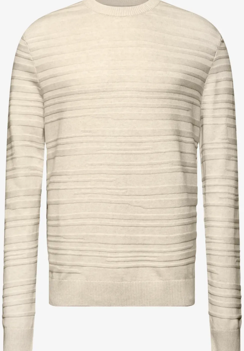 Strukturstreifen Pullover
