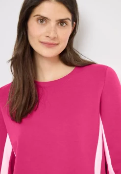 Sweatshirt mit Colorblock Details