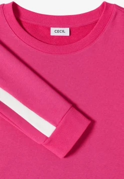 Sweatshirt mit Colorblock Details