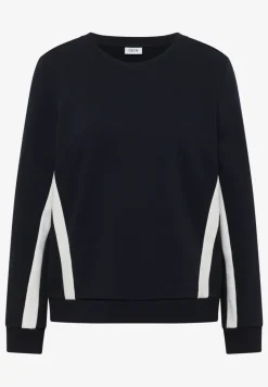 Sweatshirt mit Colorblock Details
