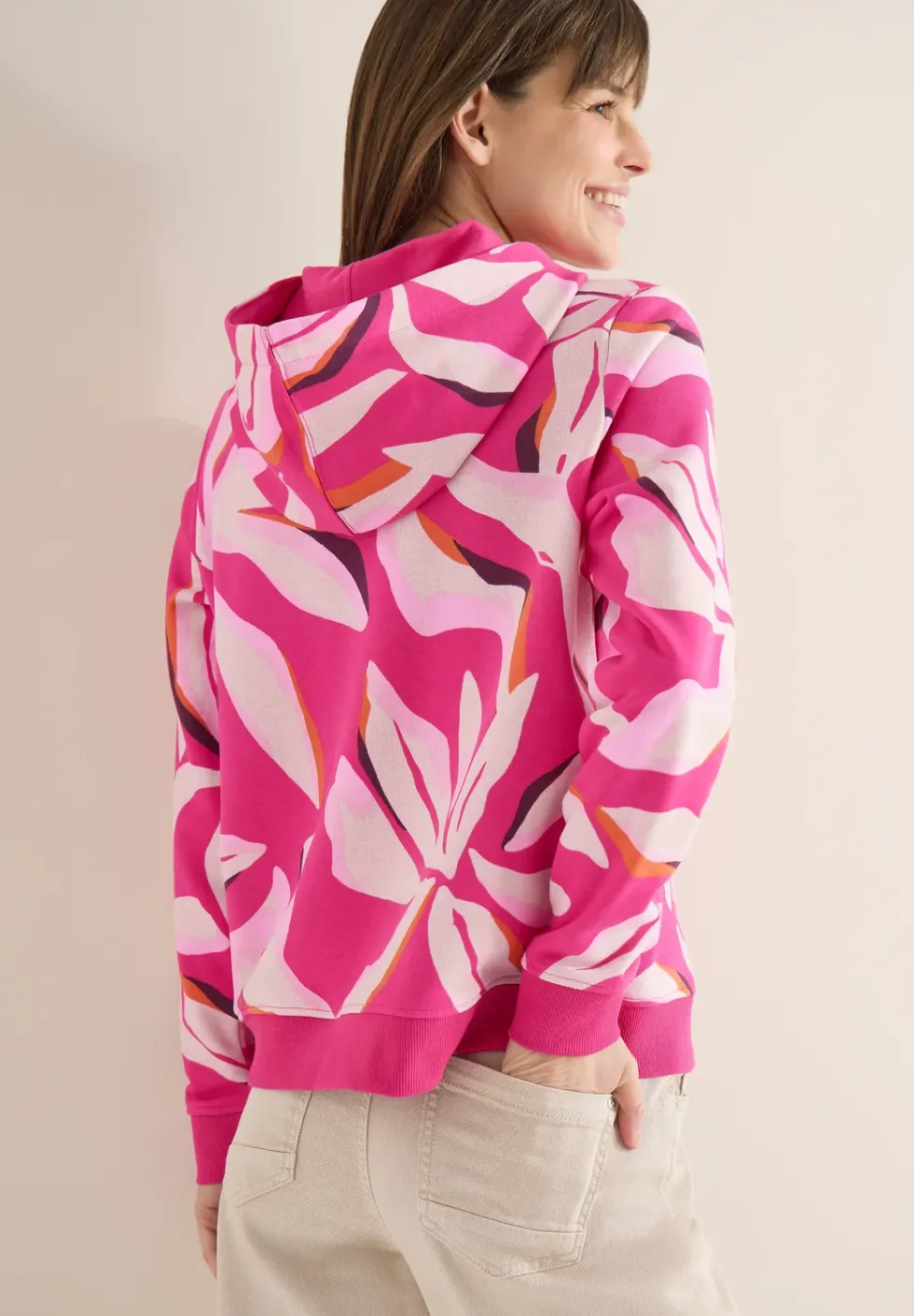 Sweatshirt mit floralem Muster
